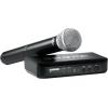 imageShure BLX24PG58 Wireless Microphone System  14Hour Battery Life 300 ft Range UHF  Includes PG58 Handheld Vocal Mic Single Channel Receiver  H9 Band BLX24PG58H9Full System