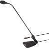 imageShure Centraverse CVG Gooseneck Microphone  Black Cardioid Condenser Mic with 18inch Neck and Inline Preamplifier Includes Windscreen ampamp Mounting Flange CVG18BCMic with Desktop Base