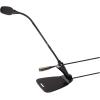 imageShure Centraverse CVG Gooseneck Microphone  Black Cardioid Condenser Mic with 18inch Neck and Inline Preamplifier Includes Windscreen ampamp Mounting Flange CVG18BCMic with Desktop Base