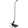 imageShure Centraverse CVG Gooseneck Microphone  Black Cardioid Condenser Mic with 18inch Neck and Inline Preamplifier Includes Windscreen ampamp Mounting Flange CVG18BCMic with Desktop Base