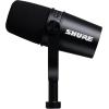 imageShure MV7 USB Podcast Microphone for Podcasting Recording Live Streaming ampamp Gaming Builtin Headphone Output All Metal USBXLR Dynamic Mic VoiceIsolating Technology TeamSpeak Certified  BlackBlack