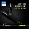 imageShure MV7 USB Podcast Microphone for Podcasting Recording Live Streaming ampamp Gaming Builtin Headphone Output All Metal USBXLR Dynamic Mic VoiceIsolating Technology TeamSpeak Certified  BlackSilver