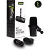 imageShure MV7 USB Podcast Microphone for Podcasting Recording Live Streaming ampamp Gaming Builtin Headphone Output All Metal USBXLR Dynamic Mic VoiceIsolating Technology TeamSpeak Certified  BlackBlack