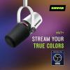 imageShure MV7i Smart Microphone  USBC ampamp XLR Mic for Podcasting Music ampamp Streaming with Builtin Audio Interface Auto Level Mode Advanced DSP AllMetal Design BlackUSB  White