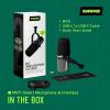 imageShure MV7i Smart Microphone  USBC ampamp XLR Mic for Podcasting Music ampamp Streaming with Builtin Audio Interface Auto Level Mode Advanced DSP AllMetal Design BlackInterface