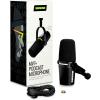 imageShure MV7i Smart Microphone  USBC ampamp XLR Mic for Podcasting Music ampamp Streaming with Builtin Audio Interface Auto Level Mode Advanced DSP AllMetal Design BlackUSB  Black