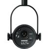 imageShure MV7i Smart Microphone  USBC ampamp XLR Mic for Podcasting Music ampamp Streaming with Builtin Audio Interface Auto Level Mode Advanced DSP AllMetal Design BlackUSB  Black