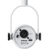 imageShure MV7i Smart Microphone  USBC ampamp XLR Mic for Podcasting Music ampamp Streaming with Builtin Audio Interface Auto Level Mode Advanced DSP AllMetal Design BlackUSB  White