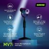 imageShure MV7i Smart Microphone  USBC ampamp XLR Mic for Podcasting Music ampamp Streaming with Builtin Audio Interface Auto Level Mode Advanced DSP AllMetal Design BlackInterface