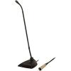 imageShure MX418DC Cardioid Condenser Microphone 18quot Gooseneck Includes Desktop Base with 10 Cable Logic Functions Programmable Switch LED Indicator SnapFit Foam Windscreen18 Gooseneck
