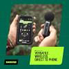 imageShure MoveMic 88 Wireless Microphone Video Kit  Pro Audio Recorder for FilmField Recording Interviews Stereo Mic 4 Polar Patterns  Compatible with iOSAndroid via Motiv App MV88WKITZ7