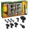 imageShure PG ALTA 7Piece Drum Microphone Kit for Performing and Recording Drummers  Includes Mics Mounts and Cables with options for Kick Drums Snare RackFloor Toms Congas and Cymbals PGADRUMKIT75Piece