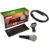 imageShure PGA48 Dynamic Microphone  Handheld Mic for Vocals with Cardioid Pickup Pattern Discrete OnOff Switch 3pin XLR Connector 15 XLRtoXLR Cable Stand Adapter and Zipper Pouch PGA48XLRNo Cable