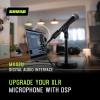 imageShure SM58LC Microphone Bundle with MVX2U XLRtoUSB Digital Interface with Headphone Jack Integrated Preamp with 60dB Gain Control ZeroLatency Monitoring 48V Phantom Power and USBC Cable