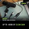 imageShure SM58LC Microphone Bundle with MVX2U XLRtoUSB Digital Interface with Headphone Jack Integrated Preamp with 60dB Gain Control ZeroLatency Monitoring 48V Phantom Power and USBC Cable