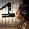 imageShure SM7dB Dynamic Vocal Microphone with Builtin Preamp  Studio Mic for Streaming Podcasting and Recording  Smooth Sound Wide Frequency Range Rugged Build Windscreen Included BlackSM7dB BuiltIn Preamp