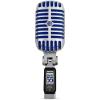 imageShure Super 55 Deluxe Vocal Microphone  Vintage Supercardioid Dynamic Unidyne Mic Iconic Look Classic Sound  Rugged DieCast Casing Includes 58 to 38 Thread Adapter and Zippered Padded PouchSupercardioid
