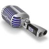 imageShure Super 55 Deluxe Vocal Microphone  Vintage Supercardioid Dynamic Unidyne Mic Iconic Look Classic Sound  Rugged DieCast Casing Includes 58 to 38 Thread Adapter and Zippered Padded PouchSupercardioid