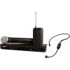 imageShure BLX1288P31 Wireless Microphone System  14Hour Battery Life 300 ft Range UHF  Includes Handheld ampamp Headset Mics Dual Channel Receiver  H10 Band BLX1288P31H10J11 Band 596616 MHz