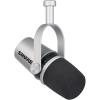 imageShure MV7 USB Podcast Microphone for Podcasting Recording Live Streaming ampamp Gaming Builtin Headphone Output All Metal USBXLR Dynamic Mic VoiceIsolating Technology TeamSpeak Certified  BlackSilver