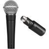 imageShure SM58LC Microphone Bundle with MVX2U XLRtoUSB Digital Interface with Headphone Jack Integrated Preamp with 60dB Gain Control ZeroLatency Monitoring 48V Phantom Power and USBC Cable