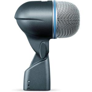 imageShure BETA 52A Kick Drum Microphone  Supercardioid Dynamic Mic with High Output Neodymium Element Locking Stand Adapter Durabl Steel Mesh Grille and Shock Mount