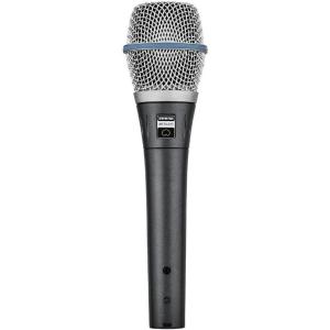 imageShure BETA 87A Studio Grade Vocal Microphone with Builtin Pop Filter  Single Element Supercardioid Condenser Mic with A25D Mic Clip and Storage Bag Ideal for Studio Recording and Live PerformancesCardioid