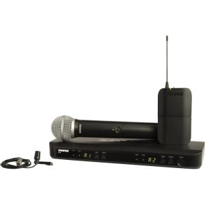 imageShure BLX1288CVL Wireless Microphone System  14Hour Battery Life 300 ft Range UHF  Includes Handheld ampamp Lavalier Mics Dual Channel Receiver  H10 Band BLX1288CVLH10H11 Band 572596 MHz