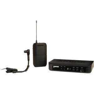 imageShure BLX14RB98 Wireless Microphone System  14Hour Battery Life 300 ft Range UHF  Clipon Instrument Mic Single Channel Rack Mount Receiver  H10 Band BLX14RB98H10Standard