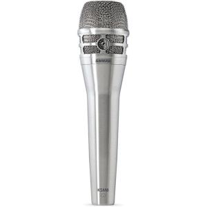 imageShure KSM8 Dualdyne Vocal Microphone  Cardioid Dynamic Mic with 2 Ultra Thin Diaphragms and Reverse Airflow Technology for Unmatched Control of Proximity Effect Presence Peaks and Bleed  NickelBrushed Nickel