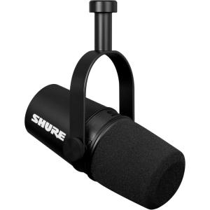 imageShure MV7i Smart Microphone  USBC ampamp XLR Mic for Podcasting Music ampamp Streaming with Builtin Audio Interface Auto Level Mode Advanced DSP AllMetal Design BlackXLR