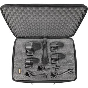 imageShure PG ALTA 7Piece Drum Microphone Kit for Performing and Recording Drummers  Includes Mics Mounts and Cables with options for Kick Drums Snare RackFloor Toms Congas and Cymbals PGADRUMKIT75Piece