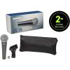 imageShure BETA 58A Vocal Microphone  Single Element Supercardioid Dynamic Mic for Stage and Studio Includes A25D Adjustable Stand Adapter 58 to 38 Euro Thread Adapter and Storage BagMicrophone