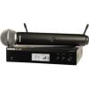 imageShure BLX24RSM58 Wireless Microphone System  14Hour Battery Life 300 ft Range UHF  SM58 Handheld Vocal Mic Single Channel Rack Mount Receiver  H9 Band BLX24RSM58H9Full System  Rack Mount