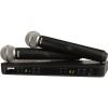 imageShure BLX288SM58 Wireless Microphone System  14Hour Battery Life 300 ft Range UHF  Includes 2 SM58 Handheld Vocal Mics Dual Channel Receiver  H10 Band BLX288SM58H10H9 Band 512542 MHz