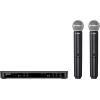imageShure BLX288SM58 Wireless Microphone System  14Hour Battery Life 300 ft Range UHF  Includes 2 SM58 Handheld Vocal Mics Dual Channel Receiver  H10 Band BLX288SM58H10H10 Band 542572 MHz