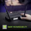 imageShure GLXD1493 Dual Band Pro Digital Wireless Microphone System for Interviews Presenting Theater  12Hour Battery Life 100 ft Range  WL93 Lavalier Mic Single Channel Receiver GLXD1493Z3Rack Mount