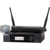 imageShure GLXD24SM58 Dual Band Pro Digital Wireless Microphone System  12Hour Battery Life 100 ft Range  SM58 Handheld Vocal Mic Single Channel Receiver GLXD24SM58Z3Rack Mount
