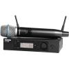 imageShure GLXD24SM58 Dual Band Pro Digital Wireless Microphone System  12Hour Battery Life 100 ft Range  SM58 Handheld Vocal Mic Single Channel Receiver GLXD24SM58Z3Rack Mount