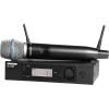 imageShure GLXD24SM58 Dual Band Pro Digital Wireless Microphone System  12Hour Battery Life 100 ft Range  SM58 Handheld Vocal Mic Single Channel Receiver GLXD24SM58Z3Rack Mount