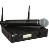 imageShure GLXD24SM58 Dual Band Pro Digital Wireless Microphone System  12Hour Battery Life 100 ft Range  SM58 Handheld Vocal Mic Single Channel Receiver GLXD24SM58Z3Rack Mount