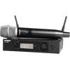 imageShure GLXD24SM58 Dual Band Pro Digital Wireless Microphone System  12Hour Battery Life 100 ft Range  SM58 Handheld Vocal Mic Single Channel Receiver GLXD24SM58Z3Rack Mount