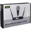imageShure GLXD24SM58 Dual Band Pro Digital Wireless Microphone System  12Hour Battery Life 100 ft Range  SM58 Handheld Vocal Mic Single Channel Receiver GLXD24SM58Z3Standard