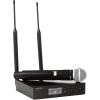 imageShure QLXD2SM58 Handheld Transmitter with SM58 Vocal Mic Capsule  for use with QLXD Digital Wireless Microphone Systems Receiver Sold Separately  G50 Band QLXD2SM58G50Full System