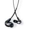 imageShure SE215 Special Edition PRO Wired Earbuds Professional Sound Isolating Earphones Clear with Deep Bass Single Dynamic MicroDriver for Music Gaming ampamp Calls  PurpleBlack