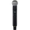 imageShure SLXD24SM58 Digital Wireless Microphone System  Includes SLXD2 Handheld Transmitter with SM58 Vocal Mic Capsule and SLXD4 Single Channel Rack Mount Receiver  J52 Band SLXD24SM58J52Dual Channel