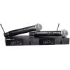 imageShure SLXD24SM58 Digital Wireless Microphone System  Includes SLXD2 Handheld Transmitter with SM58 Vocal Mic Capsule and SLXD4 Single Channel Rack Mount Receiver  J52 Band SLXD24SM58J52Dual Channel