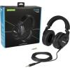 imageShure SRH440A Professional OverEar Wired Studio Headphones  Monitoring ampamp Recording Headphones with Enhanced Frequency Response Adjustable ampamp Collapsible Design Works with All Audio Devices Black