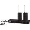 imageShure BLX188CVL Wireless Microphone System  14Hour Battery Life 300 ft Range UHF  Includes 2 Lavalier Mics Dual Channel Receiver  H9 Band BLX188CVLH9H9 512542 MHz