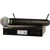 imageShure BLX24RB58 Wireless Microphone System  14Hour Battery Life 300 ft Range UHF  BETA 58A Handheld Vocal Mic Single Channel Rack Mount Receiver  H9 Band BLX24RB58H9Full System  Rack Mount